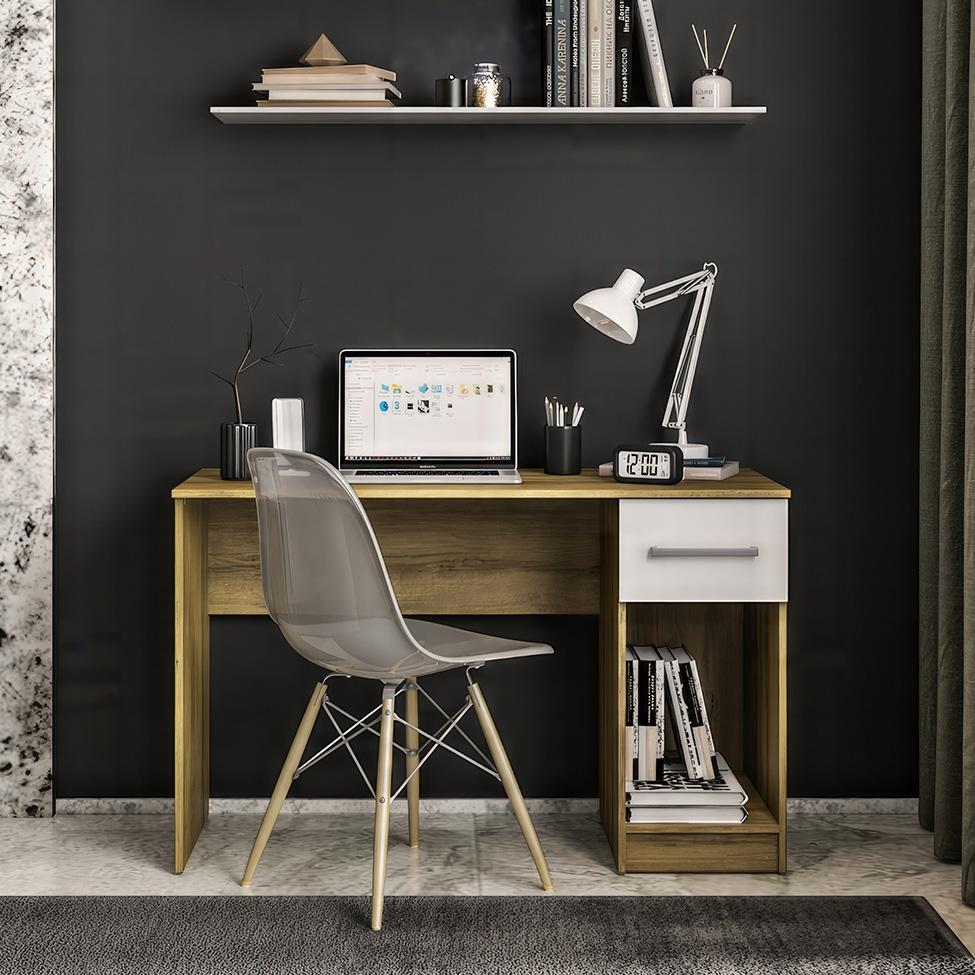 Escrivaninha Steven 1 GV Mel e Branca - 2