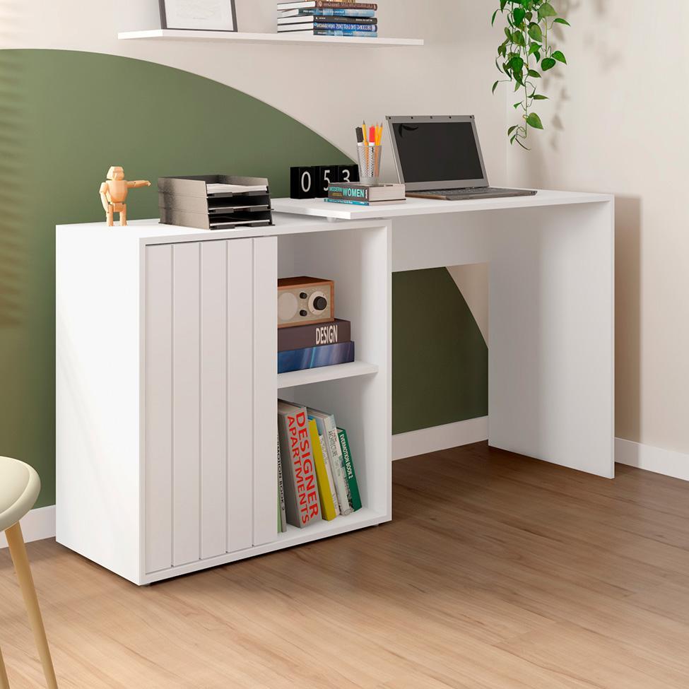 Escrivaninha Tech 1 PT Branca - 2