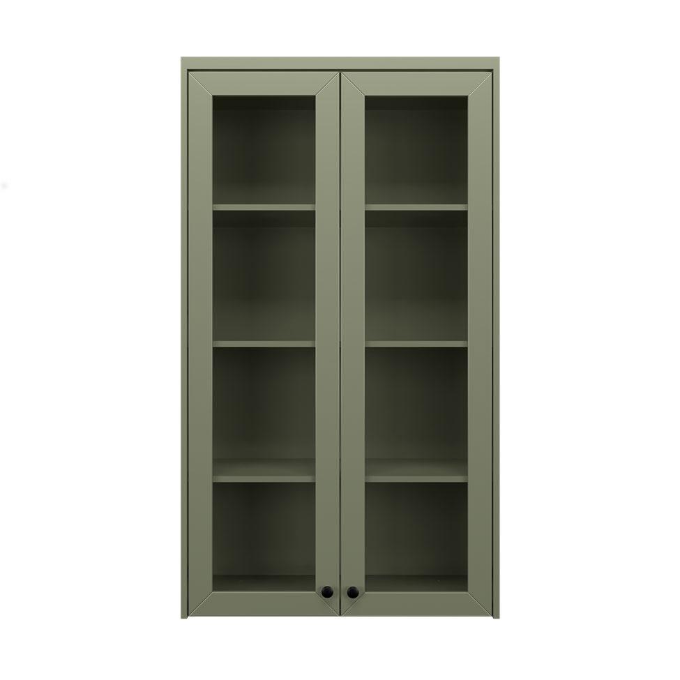 Cristaleira Évora com Vidro 2 PT Verde Hill - 5