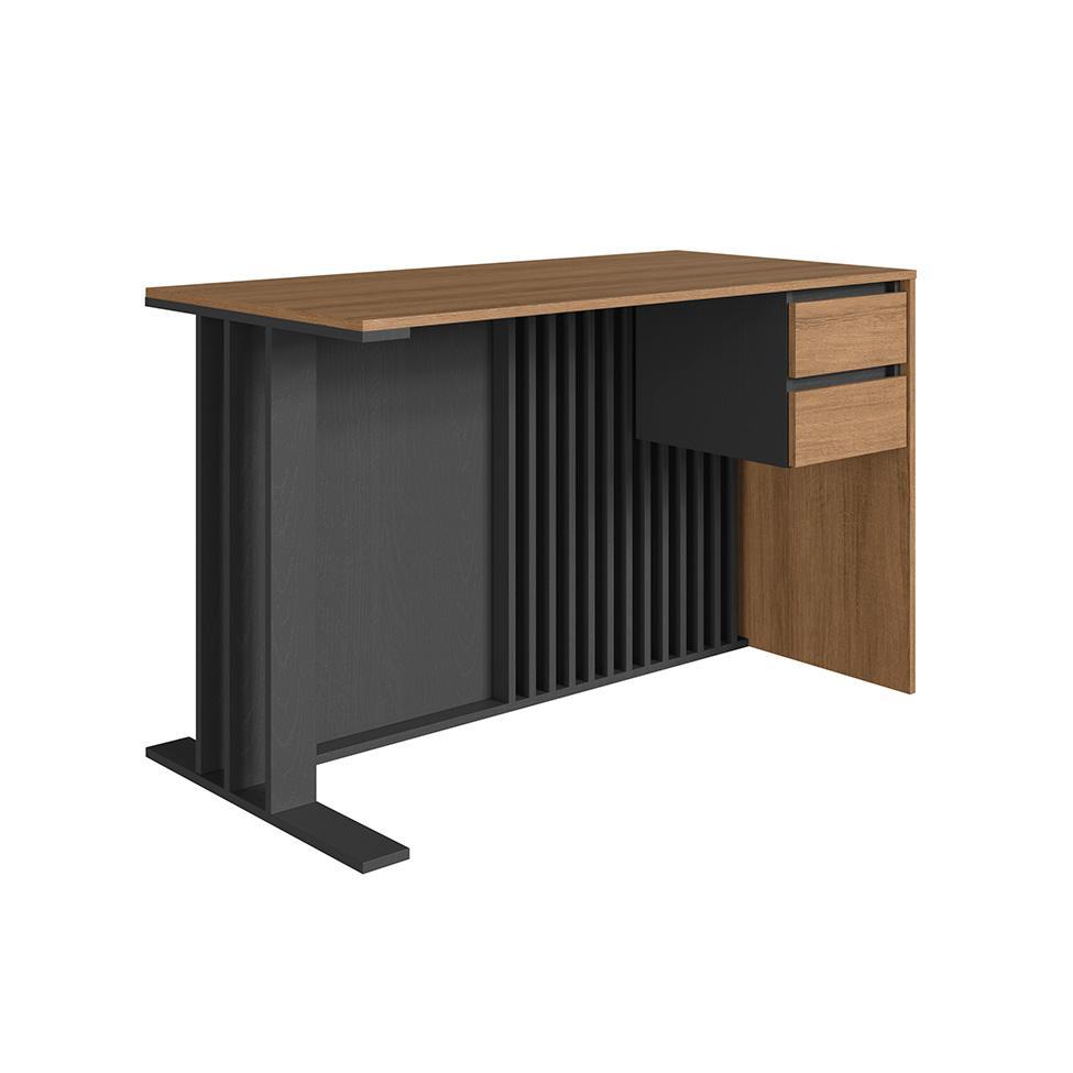 Escrivaninha Salir 2 GV Mel e Grafite - 1