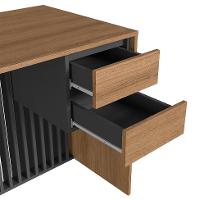 Escrivaninha Salir 2 GV Mel e Grafite - 8