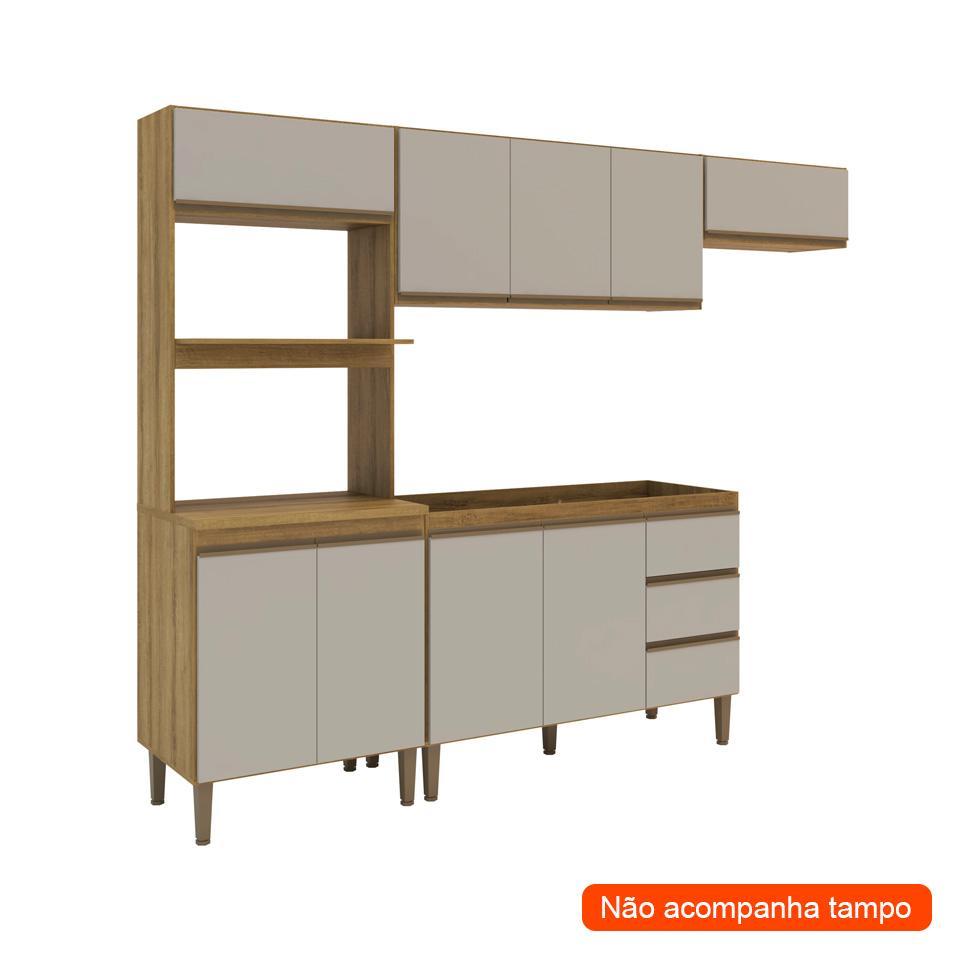 Cozinha Completa Margarida 9 PT 3 GV Mel e Arenas - 2