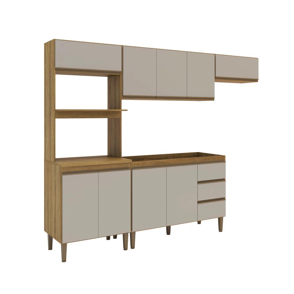 Cozinha Completa Margarida 9 PT 3 GV Mel e Arenas - 6