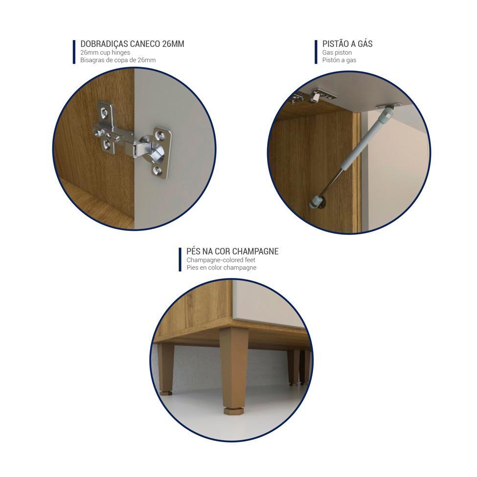 Cozinha Completa Margarida 9 PT 3 GV Mel e Arenas - 7