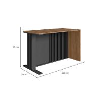 Escrivaninha Salir Mel e Grafite - 3