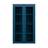 Cristaleira Évora com Vidro 2 PT Azul Orion - 5