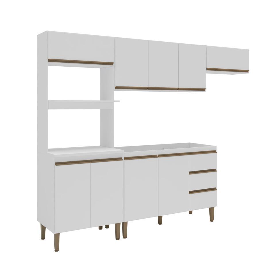 Cozinha Completa Margarida 9 PT 3 GV Branca - 6