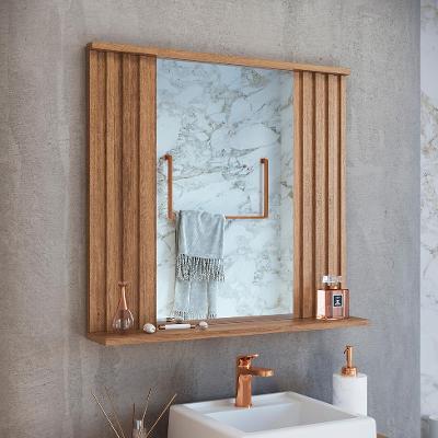 Espelho de Banheiro Retangular Luiza Mel