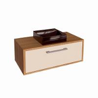 Gabinete de Banheiro com Cuba Alice II 1 PT Mel e Arenas - 2