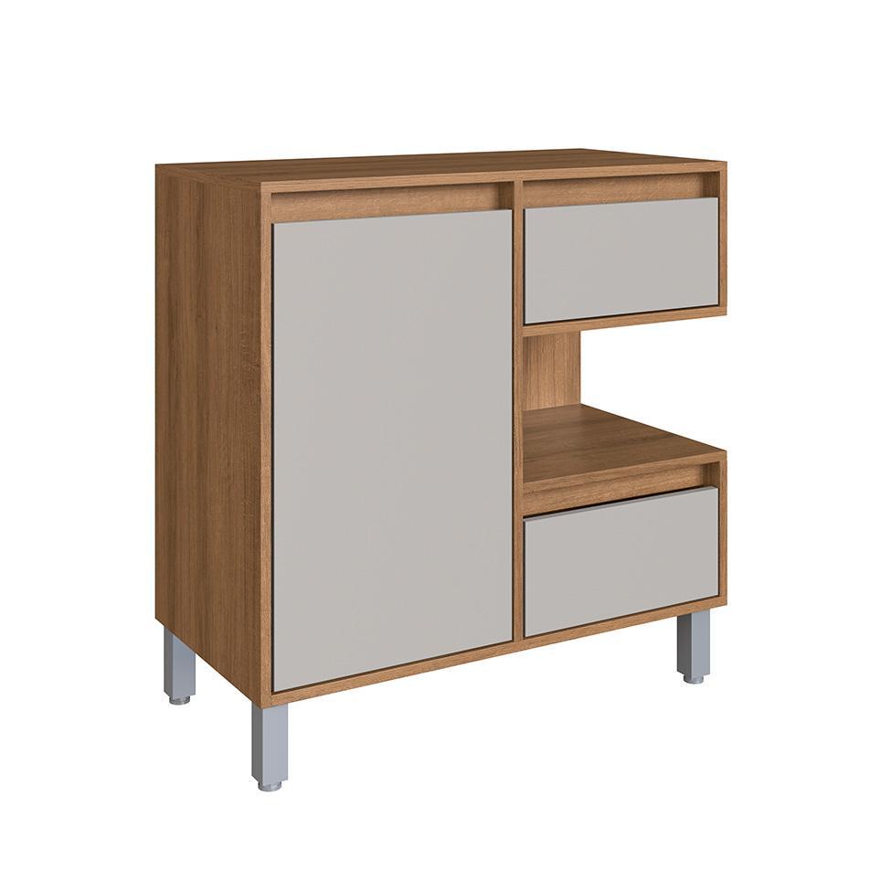 Gabinete de Banheiro Paula 1 PT 2 GV Mel e Arenas - 4