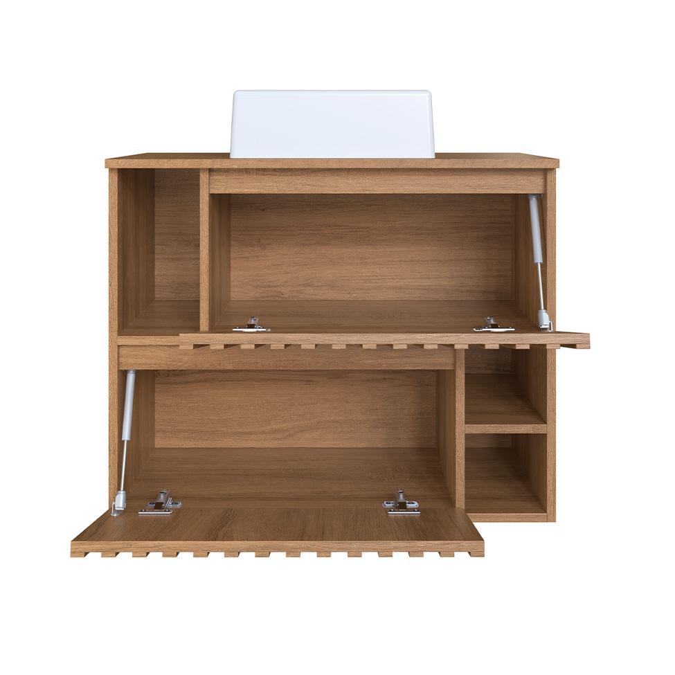 Gabinete de Banheiro com Cuba Luiza I 2 PT Mel - 2