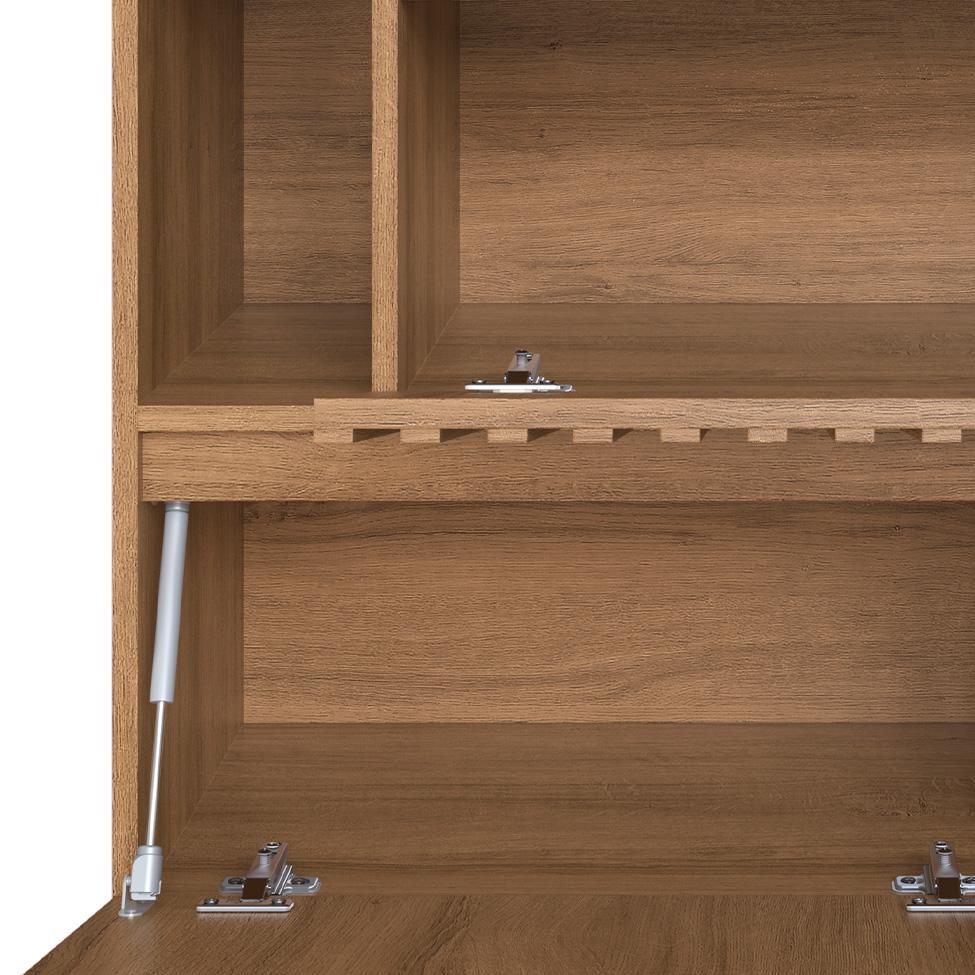 Gabinete de Banheiro com Cuba Luiza I 2 PT Mel - 4