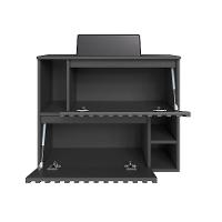 Gabinete de Banheiro com Cuba Luiza II 2 PT Grafite - 2