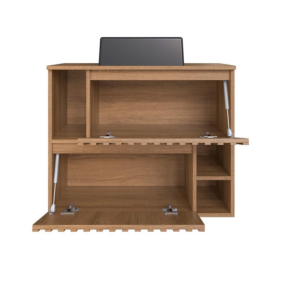 Gabinete de Banheiro com Cuba Luiza II 2 PT Mel - 2