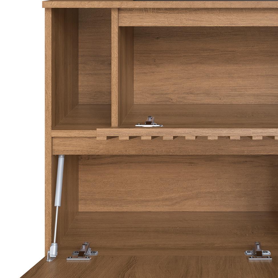 Gabinete de Banheiro com Cuba Luiza II 2 PT Mel - 4