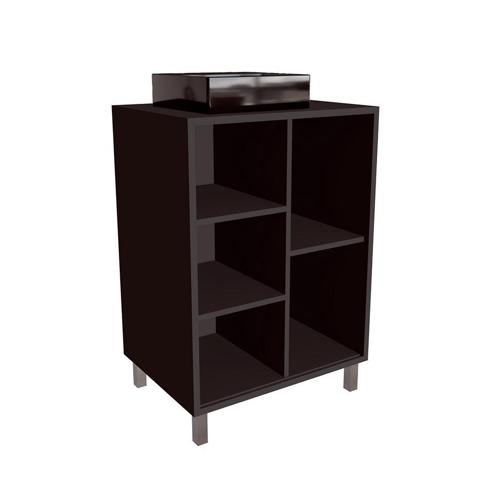 Gabinete de Banheiro com Cuba Julia II 1 PT Grafite - 4