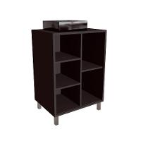 Gabinete de Banheiro com Cuba Julia II 1 PT Grafite - 4