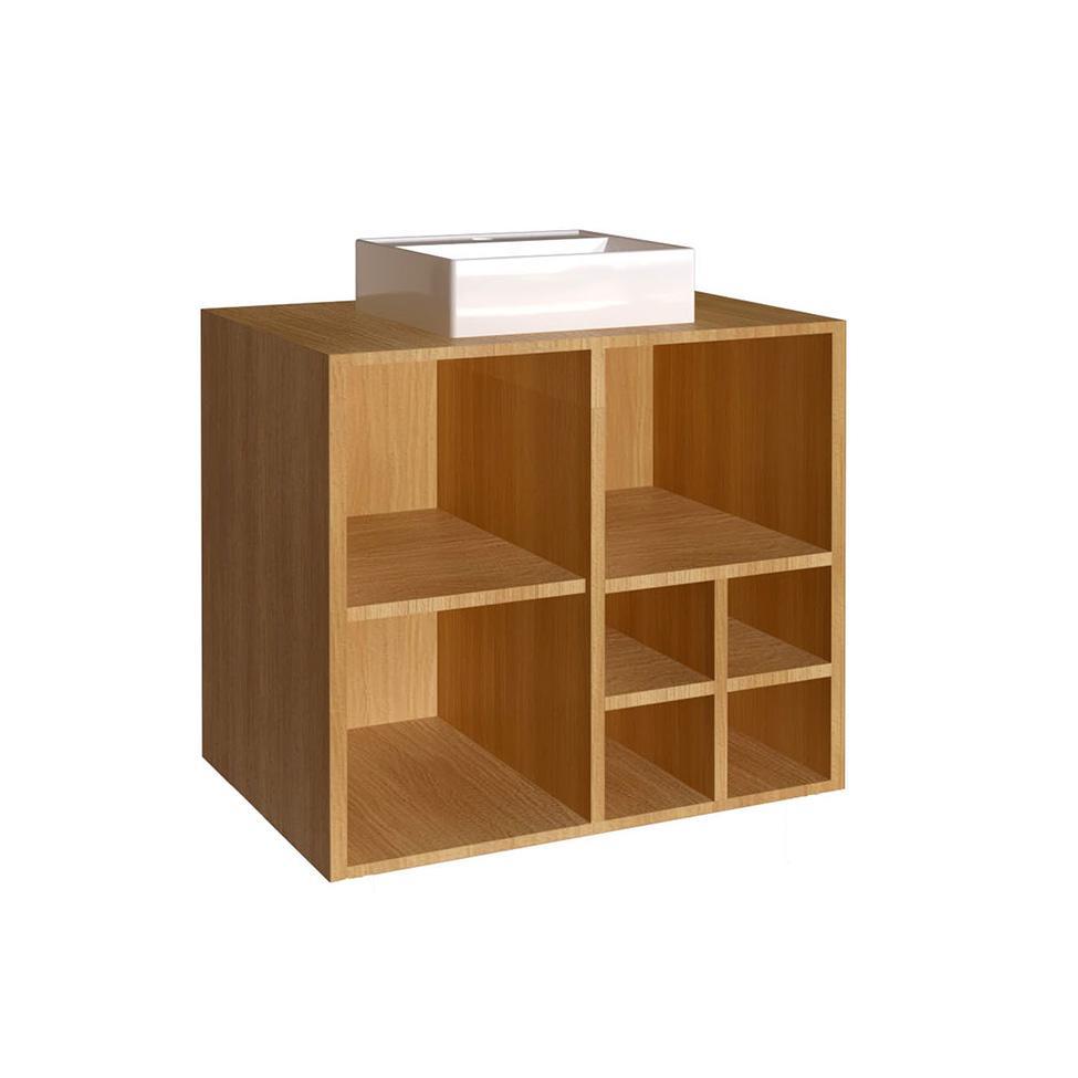 Gabinete de Banheiro com Cuba Eduarda I 1 PT 1 GV Mel e Arenas - 4