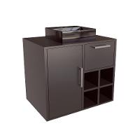 Gabinete de Banheiro com Cuba Eduarda II 1 PT 1 GV Grafite - 2