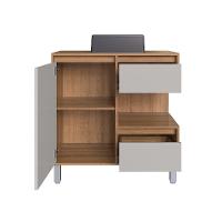 Gabinete de Banheiro com Cuba Paula II 1 PT 2 GV Mel e Arenas - 2