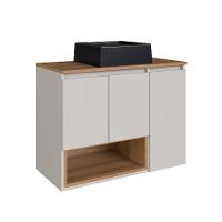 Gabinete de Banheiro com Cuba Cecília II 3 PT Arenas e Mel - 4