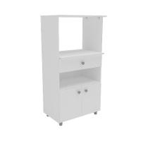 Gabinete de Cozinha para Microondas Hortência 2 PT 1 GV Branco - 1