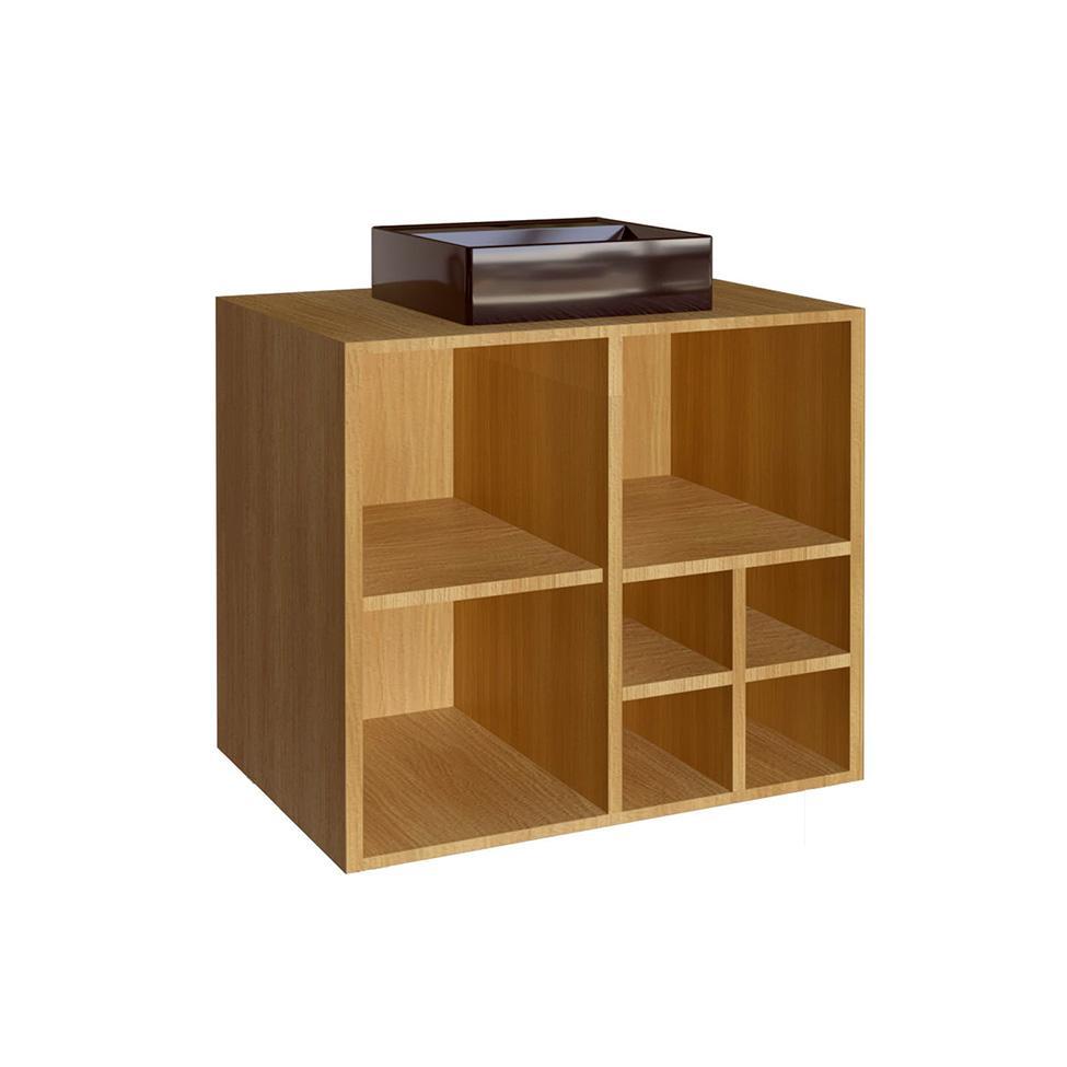 Gabinete de Banheiro com Cuba Eduarda II 1 PT 1 GV Mel e Arenas - 4