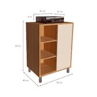 Gabinete de Banheiro com Cuba Julia II 1 PT Mel e Arenas - 3