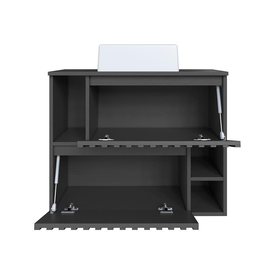 Gabinete de Banheiro com Cuba Luiza I 2 PT Grafite - 2