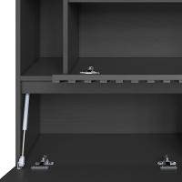 Gabinete de Banheiro com Cuba Luiza I 2 PT Grafite