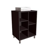 Gabinete de Banheiro com Cuba Julia I 1 PT Grafite - 4