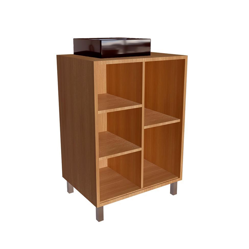 Gabinete de Banheiro com Cuba Julia II 1 PT Mel e Grafite - 4