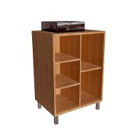 Gabinete de Banheiro com Cuba Julia II 1 PT Mel e Grafite - 4