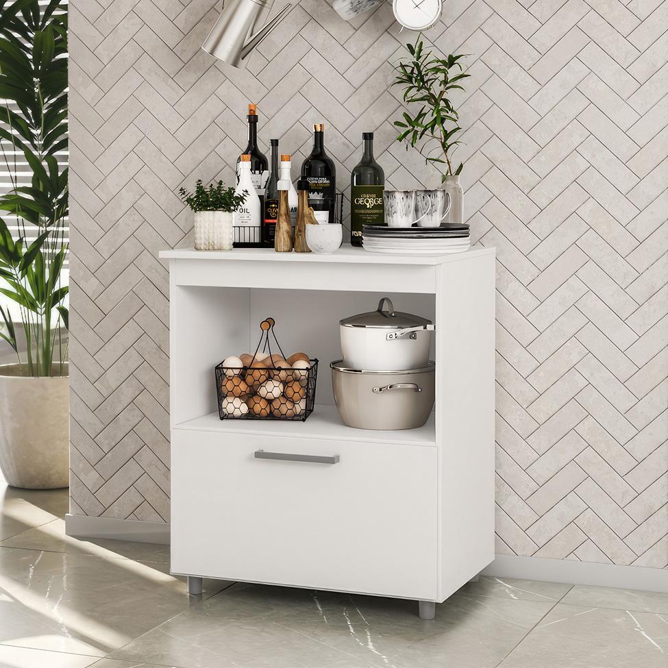 Gabinete de Cozinha Begônia 1 PT Branco - 2