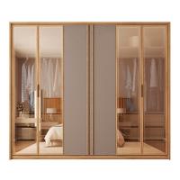 Guarda-Roupa Casal com Vidro Reflecta Cristal 6 PT 4 GV Buriti e Fendi
