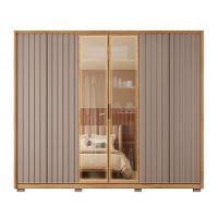 Guarda-Roupa Casal com Vidro Reflecta 6 PT 4 GV Buriti e Fendi