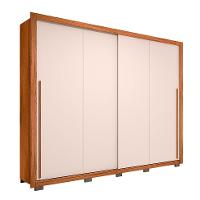 Guarda-Roupa Casal Praticus 2 PT 4 GV Freijó e Off White - 1