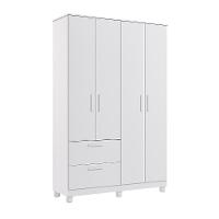 Guarda-Roupa Infantil Jujuba 4 PT 2 GV Branco - 1