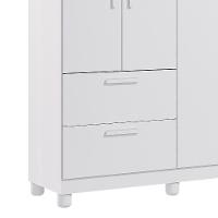 Guarda-Roupa Infantil Jujuba 4 PT 2 GV Branco - 5