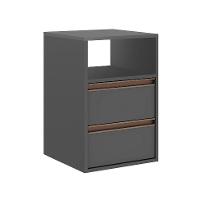 Mesa de Cabeceira Calha 2 GV Titânio - 1