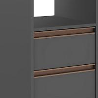 Mesa de Cabeceira Calha 2 GV Titânio - 2