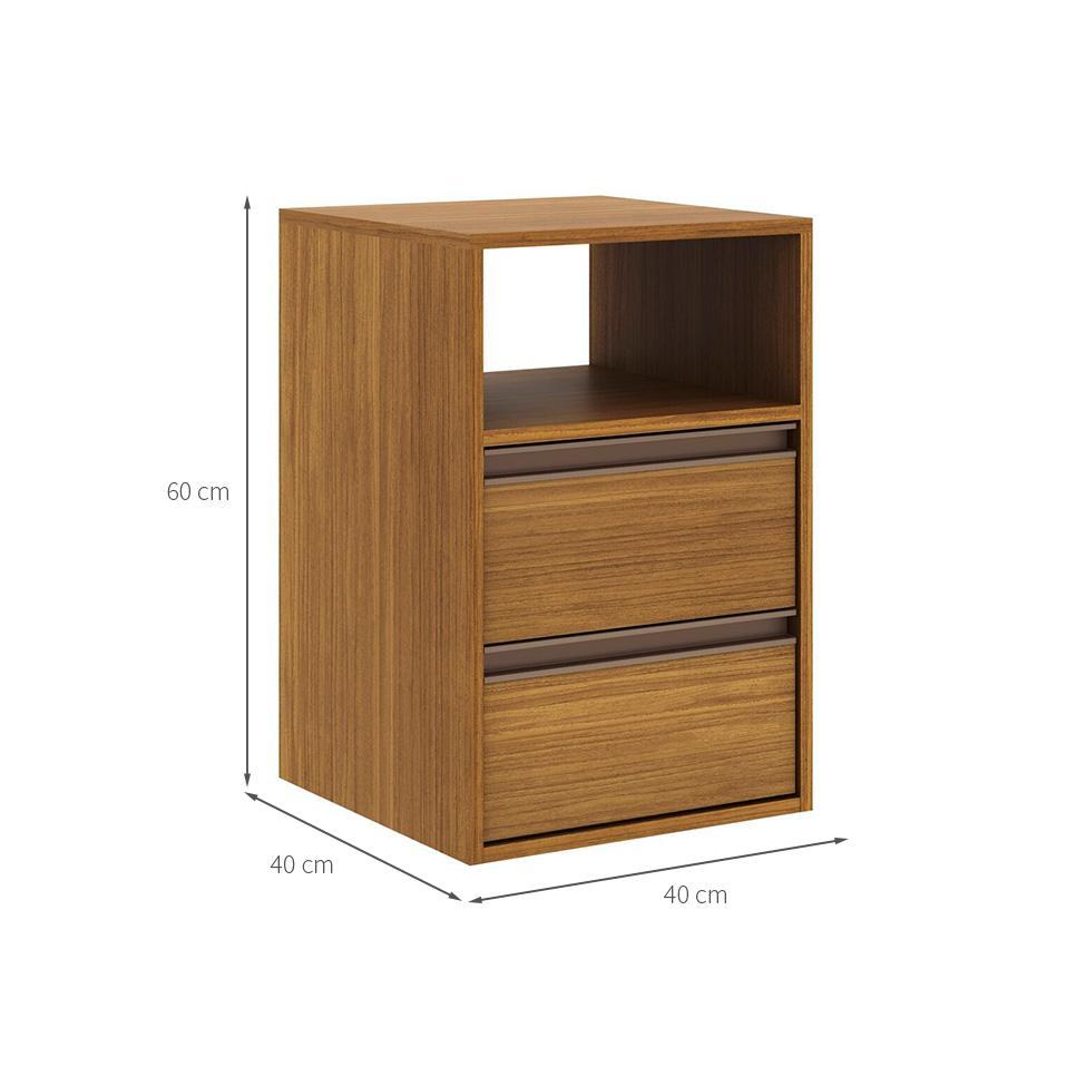 Mesa de Cabeceira Calha 2 GV Freijó - 3