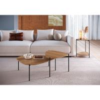 Mesa de Centro Complementos Orgânica Hanover e Preta 59 cm - 6