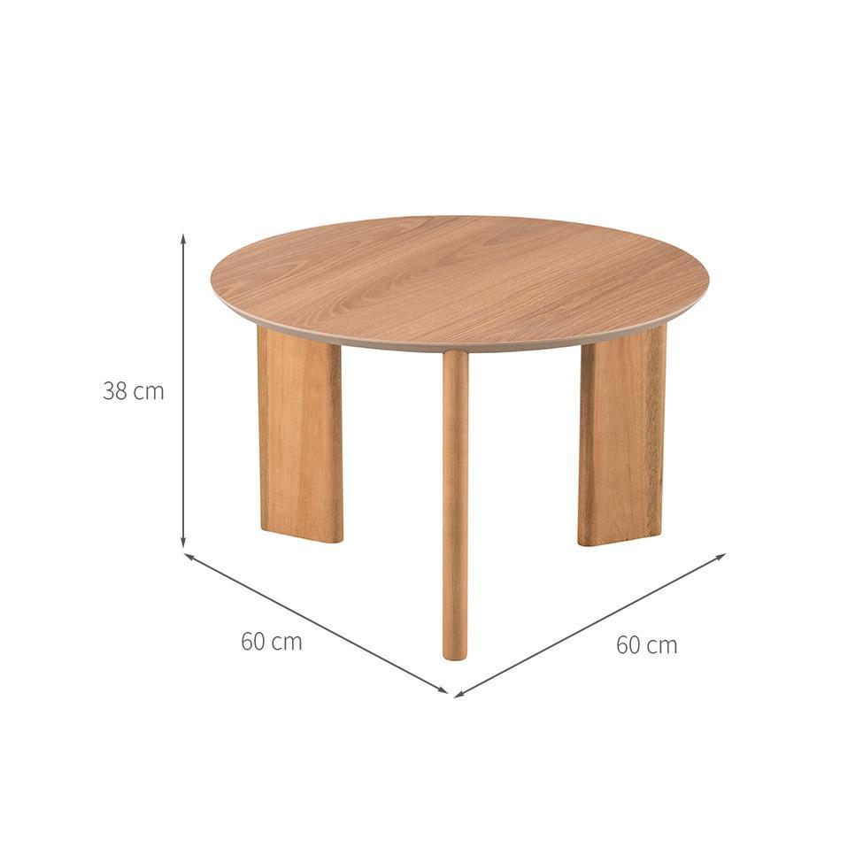 Mesa de Centro Redonda Complementos Hanover 60 cm - 3