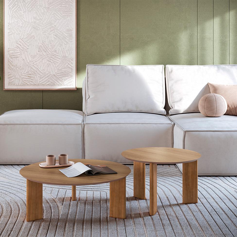 Mesa de Centro Redonda Complementos Hanover 60 cm - 5