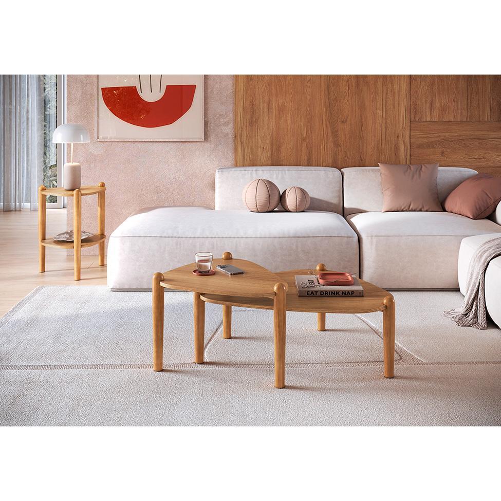 Mesa de Centro Complementos Orgânica Hanover 84 cm - 6