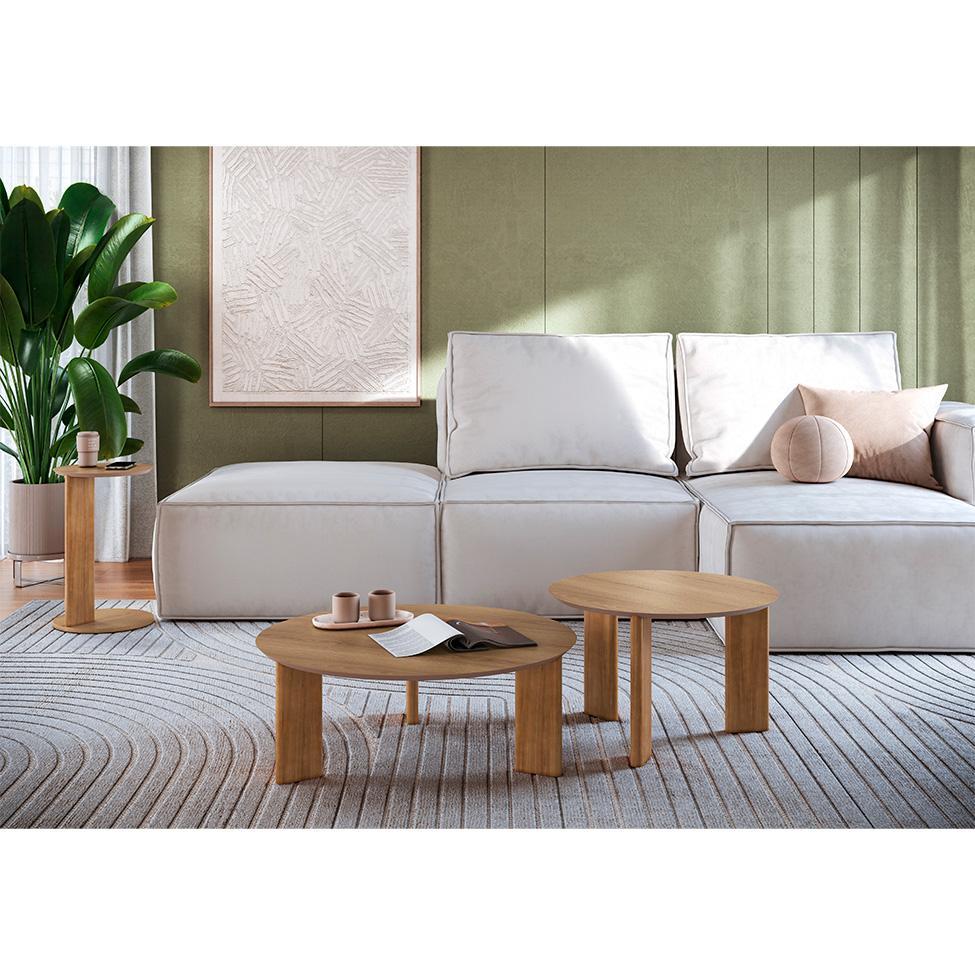 Mesa de Centro Redonda Complementos Hanover 80 cm - 5