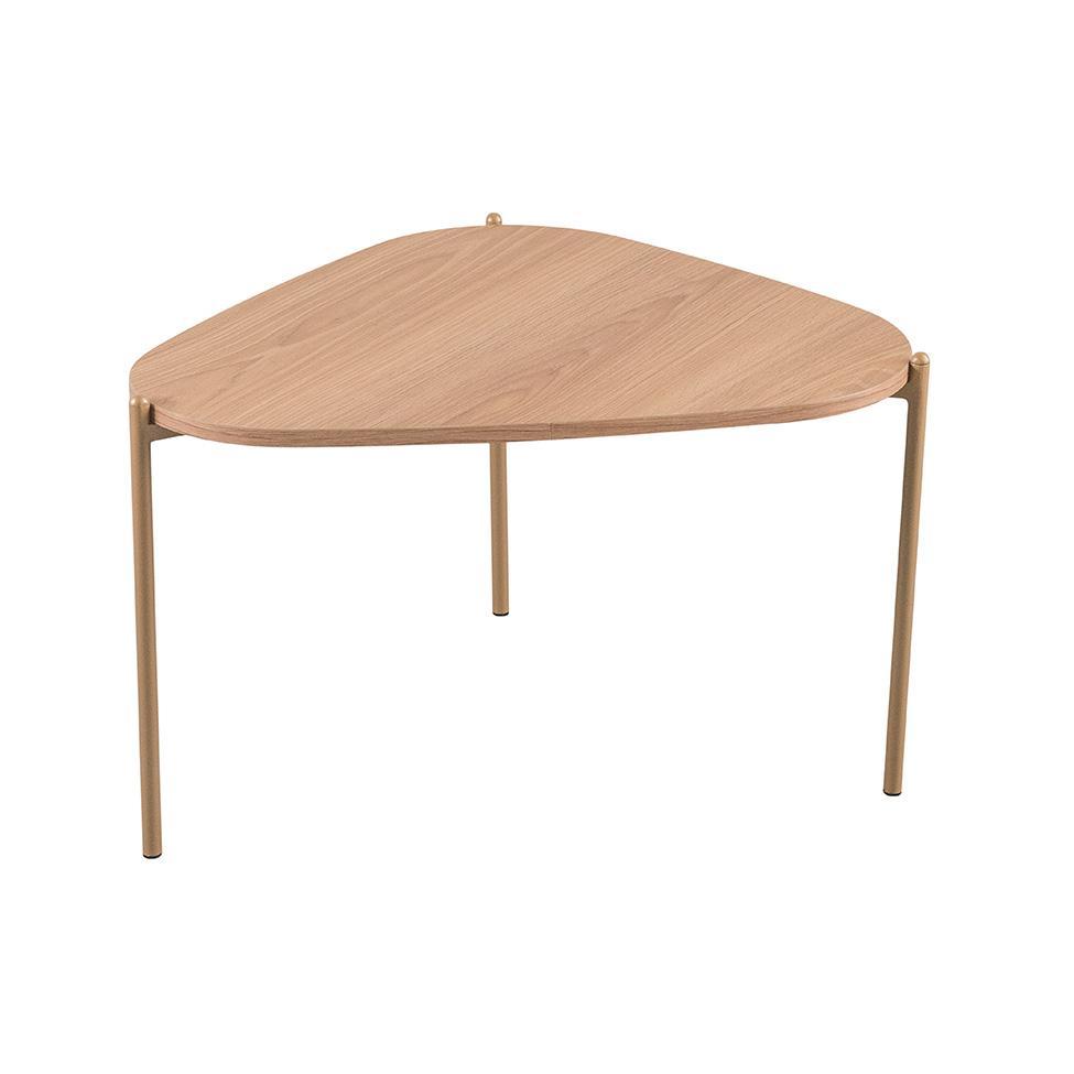 Mesa de Centro Complementos Orgânica Hanover e Dourada 59 cm - 1