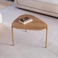 Mesa de Centro Complementos Orgânica Hanover e Dourada 59 cm - 2