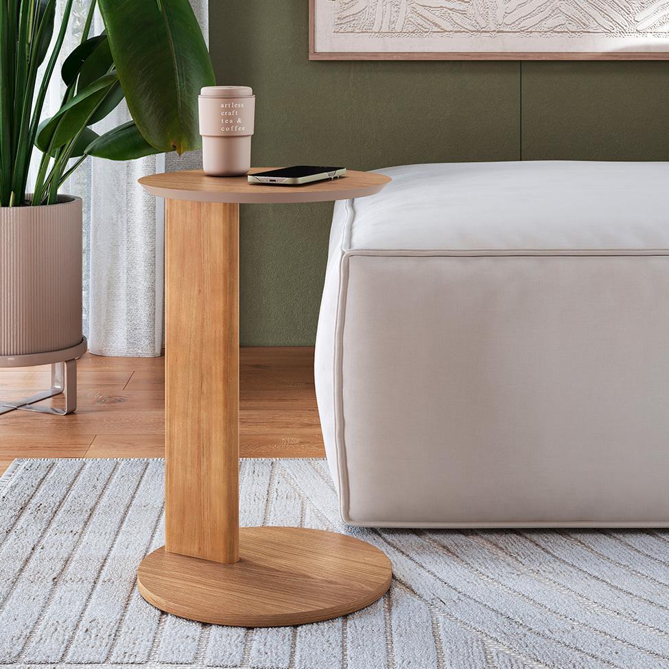 Mesa Lateral Redonda Complementos Hanover 35 cm - 2